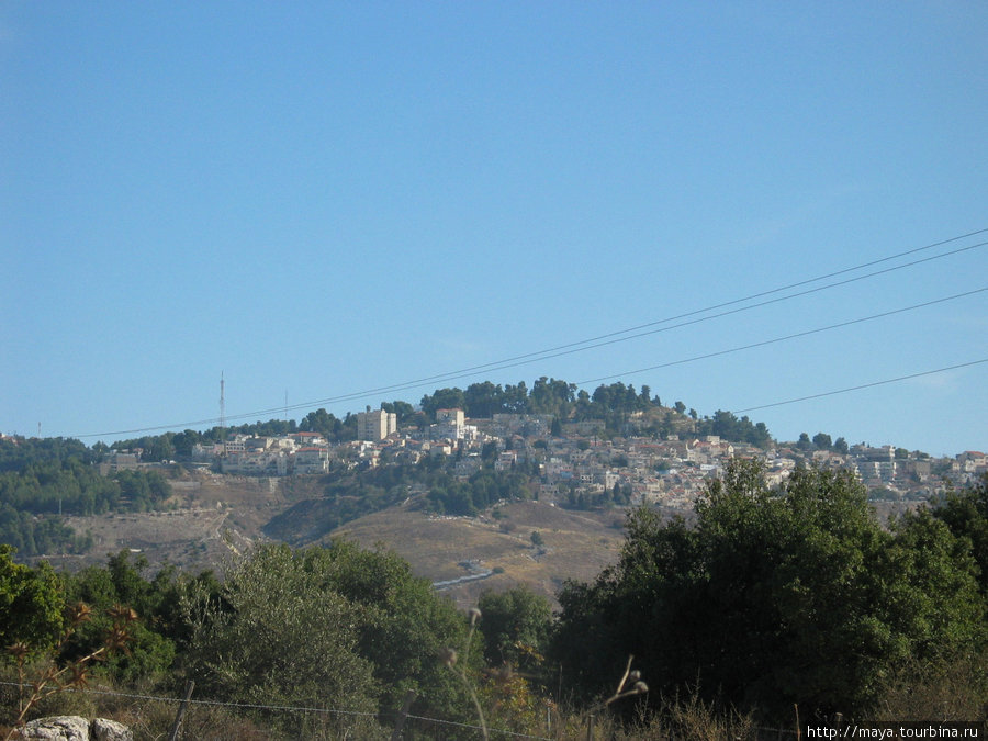 вид на Цфат Нахаль-Амуд Природный Парк, Израиль