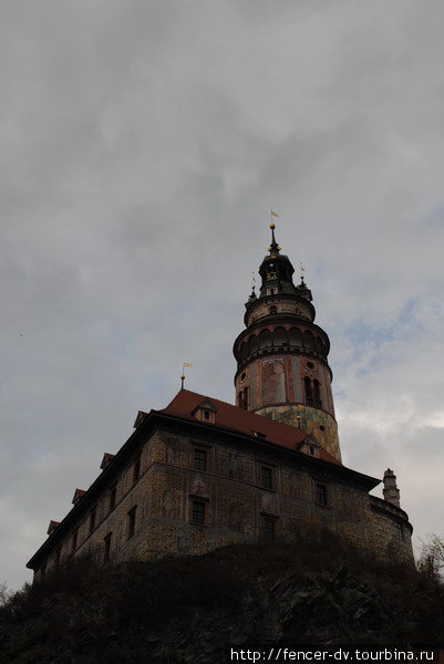 Со сторожевой башни открывается, наверное, лучший вид на Крумлов Чешский Крумлов, Чехия