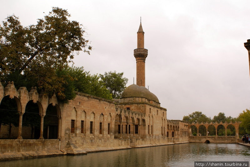 Мечеть на берегу пруда Шанлыурфа, Турция