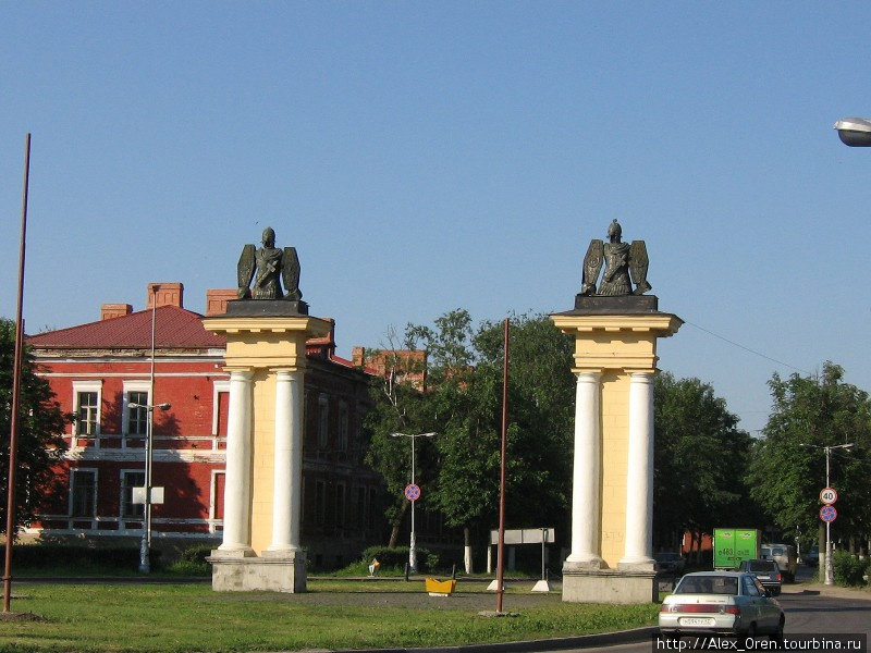Ингербургские ворота 1830-е гг. Гатчина, Россия