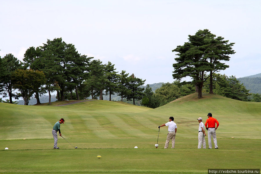 Как я играл в гольф... в Японии... Япония