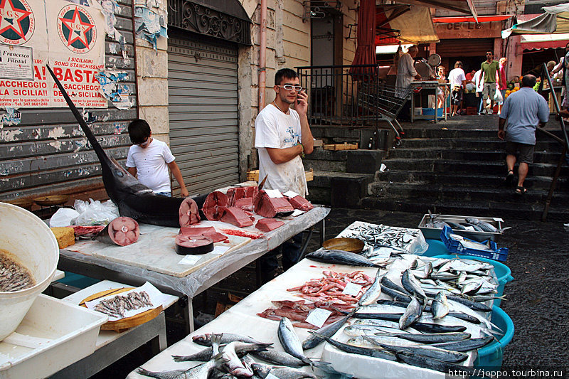 Рынок в Катании Катания, Италия