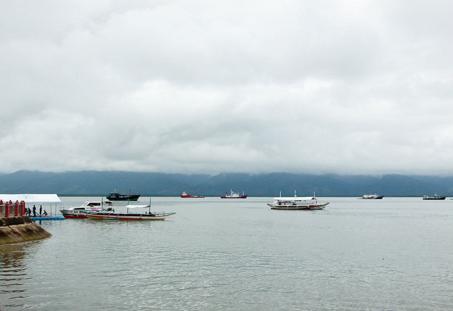 Тут же располагается городской порт, но вход туда закрыт Пуэрто-Принсеса, остров Палаван, Филиппины