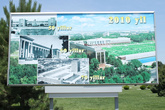 Плакат с фотографиями площади прошлых лет