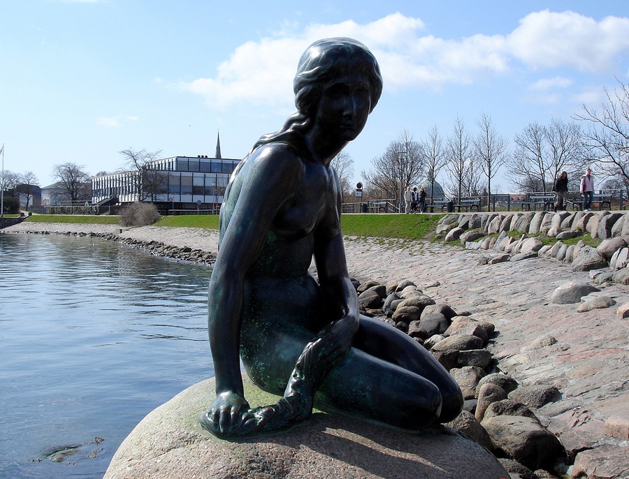 Письмо бронзовой русалке в Копенгаген Копенгаген, Дания