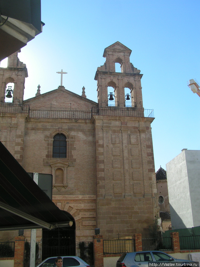 Вид на церковь Малага, Испания