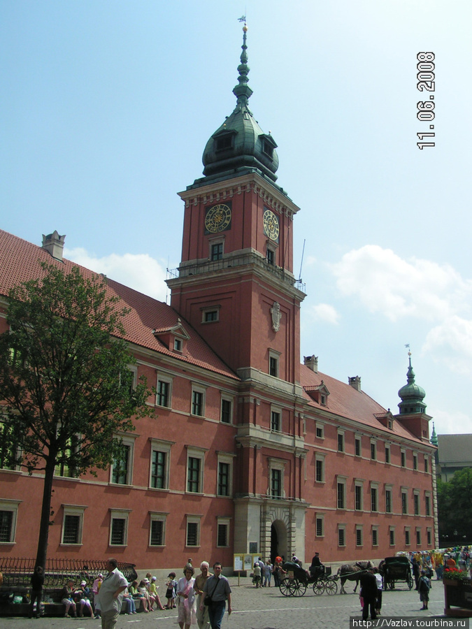 Фасад замка Варшава, Польша