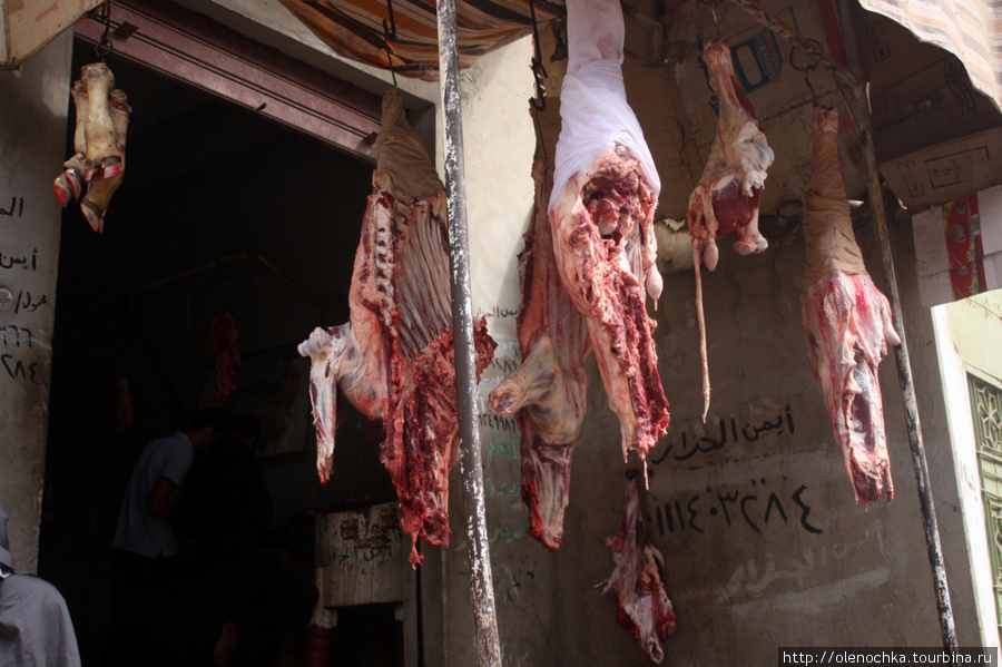 так продают мясо Каир, Египет