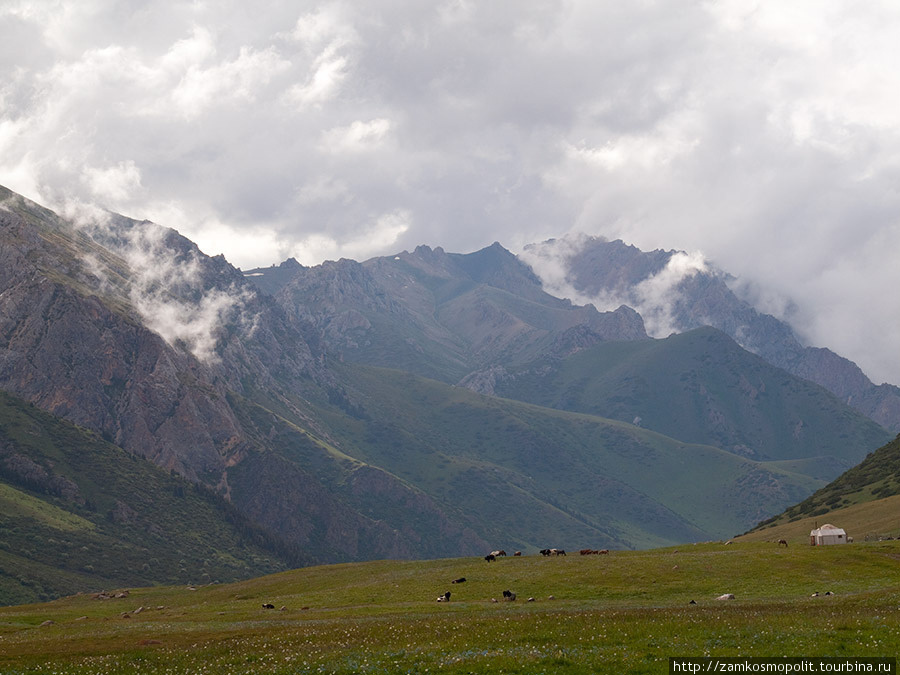 Джайло Беш-Таш близ Таласа Киргизия