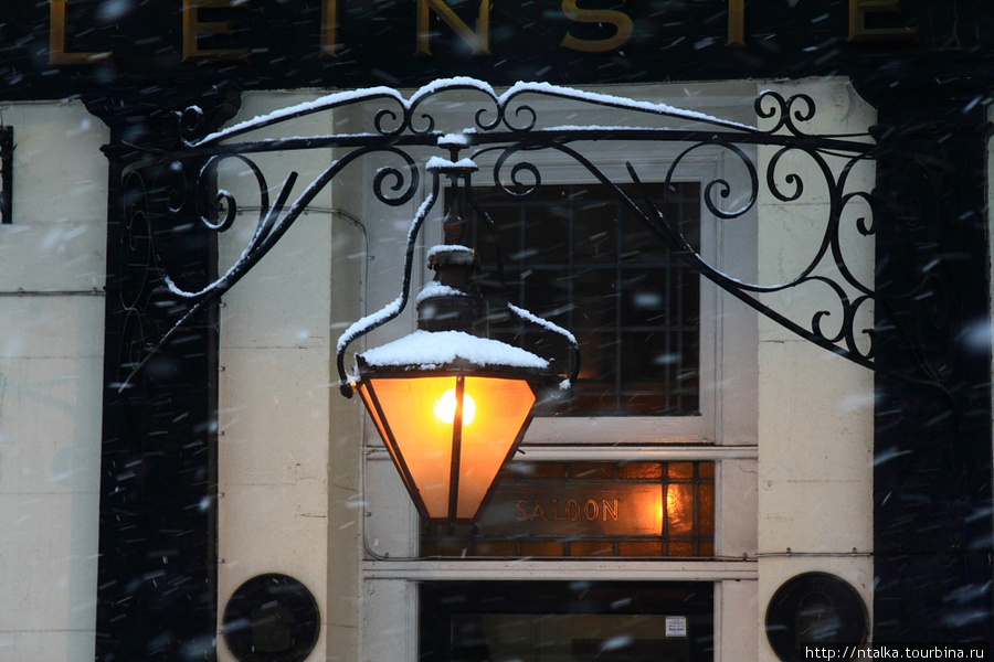 Снег в Лондоне Лондон, Великобритания