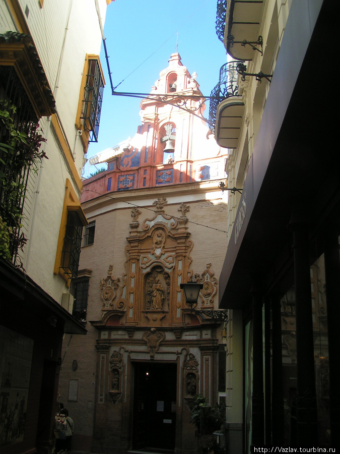 Вид на часовню Севилья, Испания