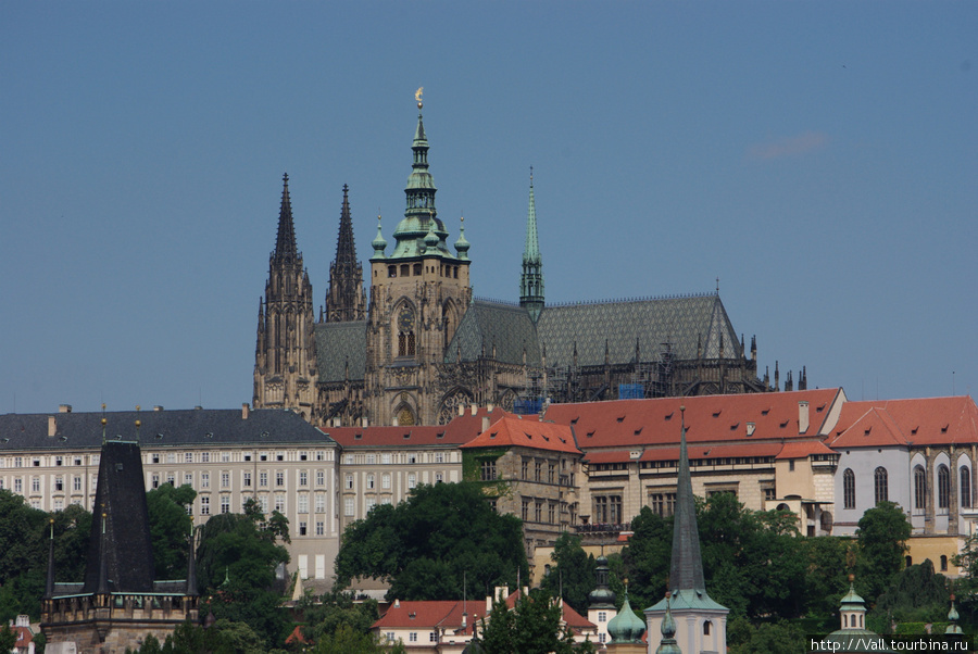 Вид на Пражский Град Прага, Чехия