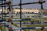 Вид на площадь Имама Хомейни из дворца Али Капу