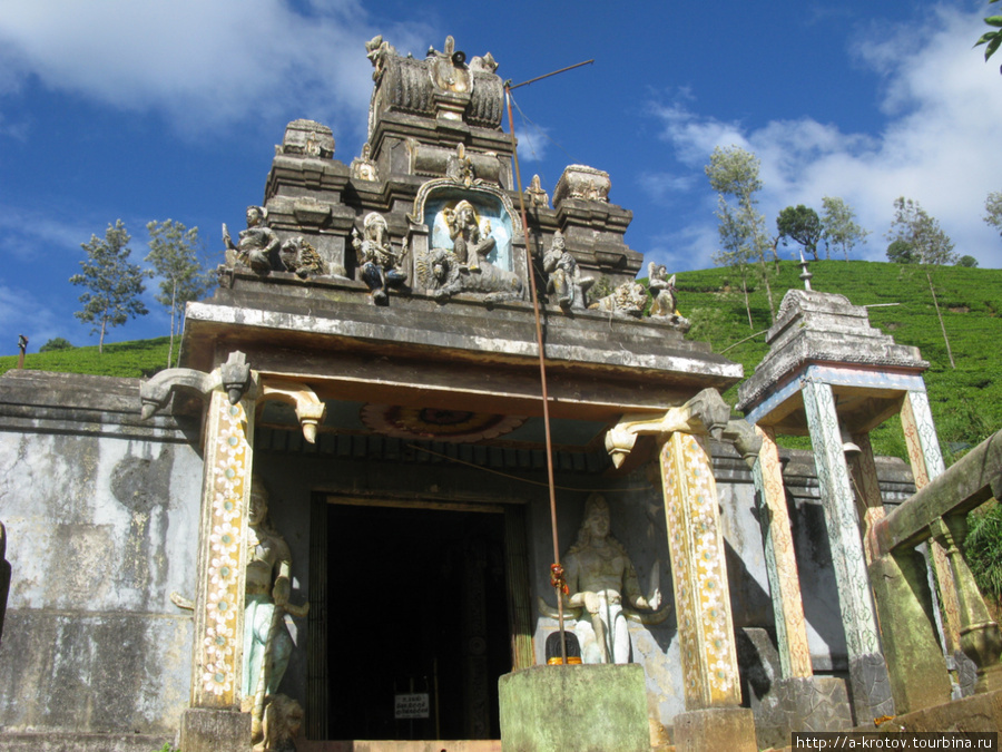 Идольское капище (деревенский храм шиваитов) Хаттон, Шри-Ланка