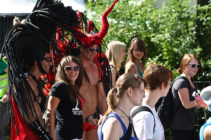 CSD - Гей-парад в Гамбурге. Гамбург, Германия