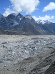 Ледник Кхумбу в районе перевала Лобуче Пасс
