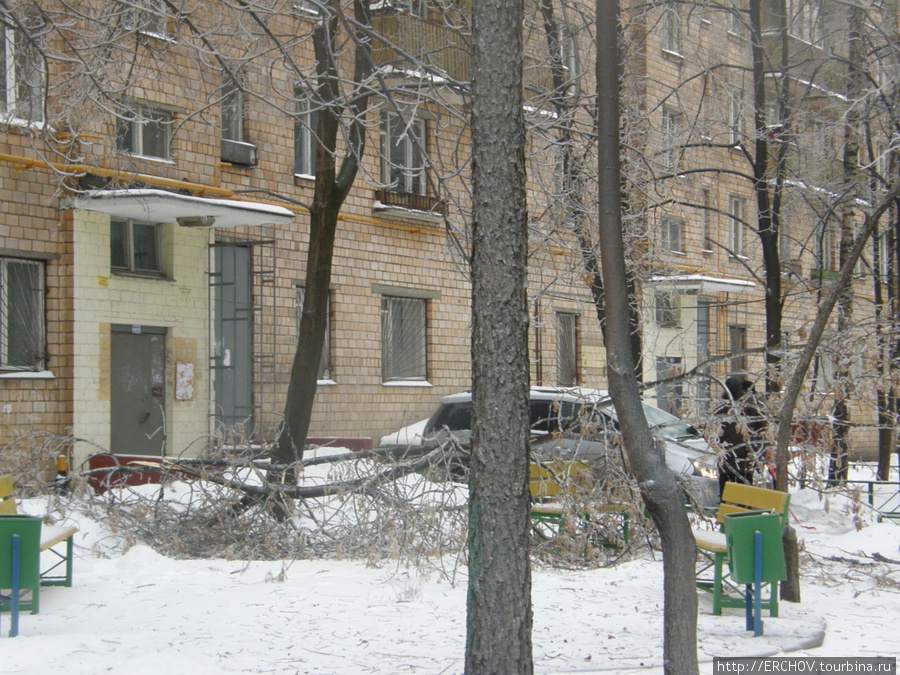 После зимнего дождя Москва, Россия