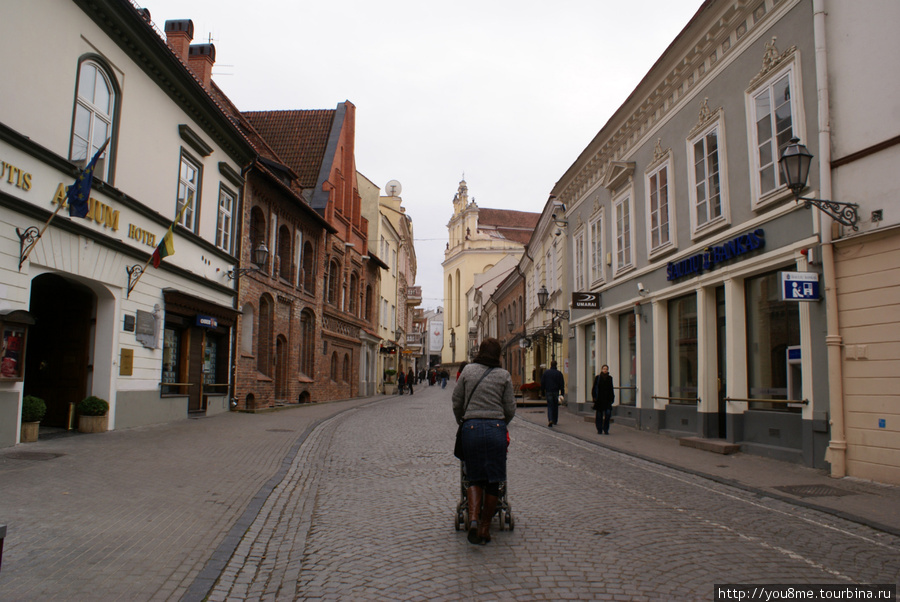 дама с коляской Вильнюс, Литва