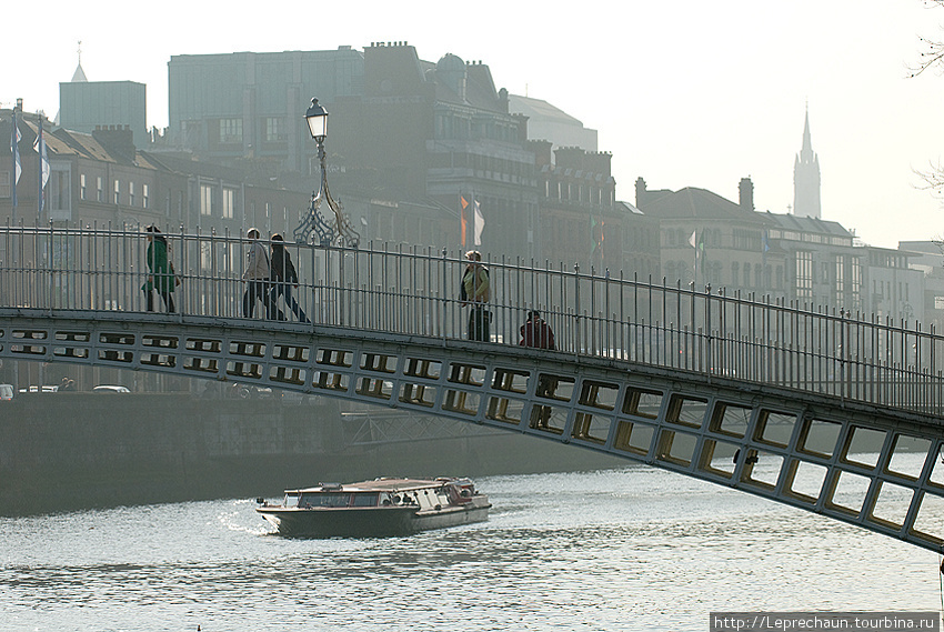 Мост полпенни Дублин, Ирландия