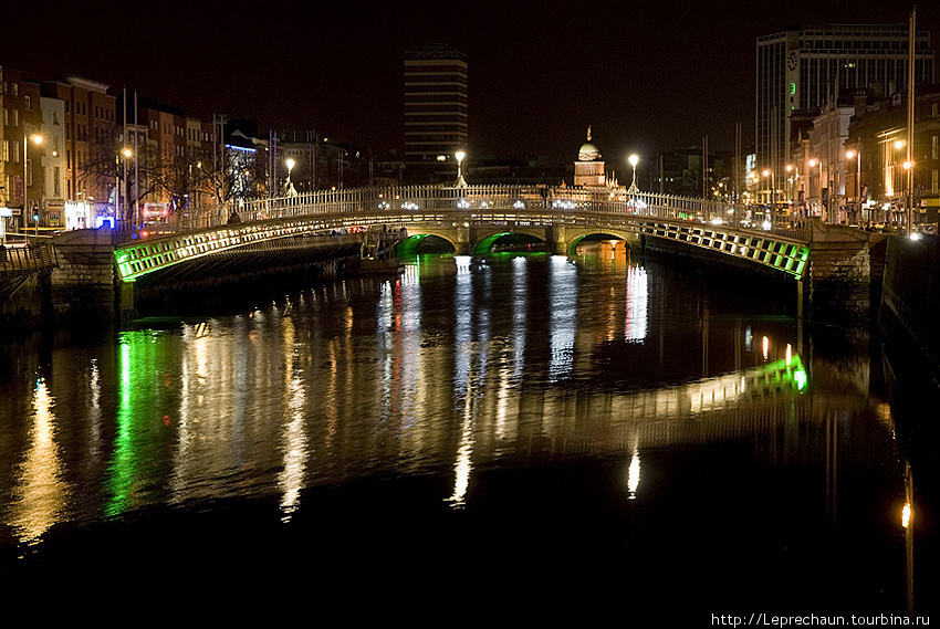 Мост полпенни Дублин, Ирландия