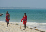 масаи на пляже