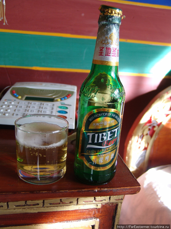 Лучшее пиво в Тибете так и называется. Стоит 6 юаней в магазине Тибет, Китай