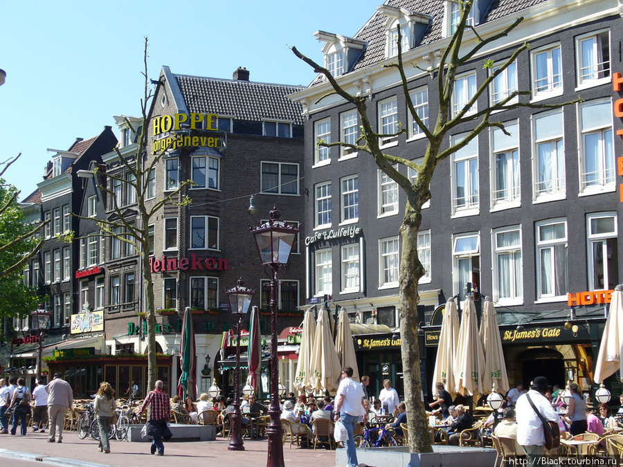 Красивый город Амстердам Амстердам, Нидерланды