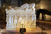 Гробница в зале Археологического музея Иераполиса