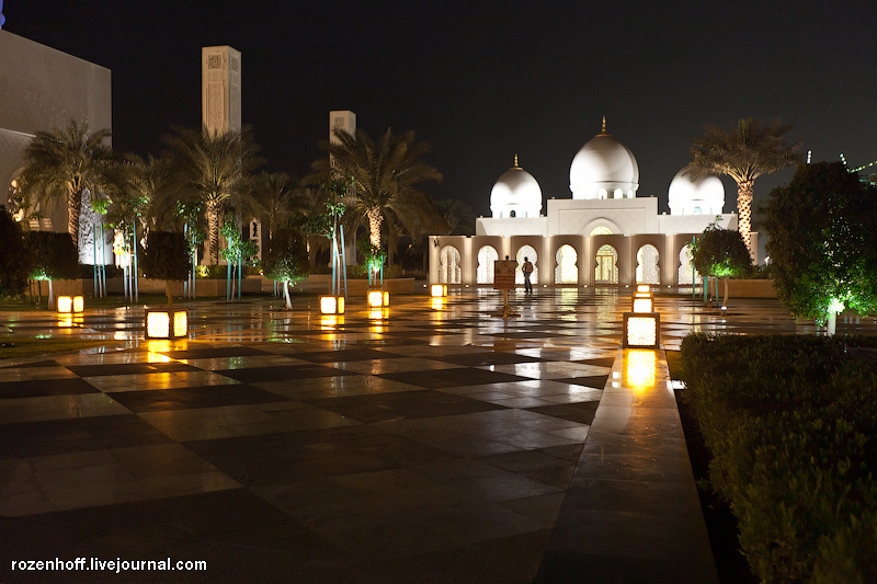 Белая мечеть Абу-Даби. Абу-Даби, ОАЭ