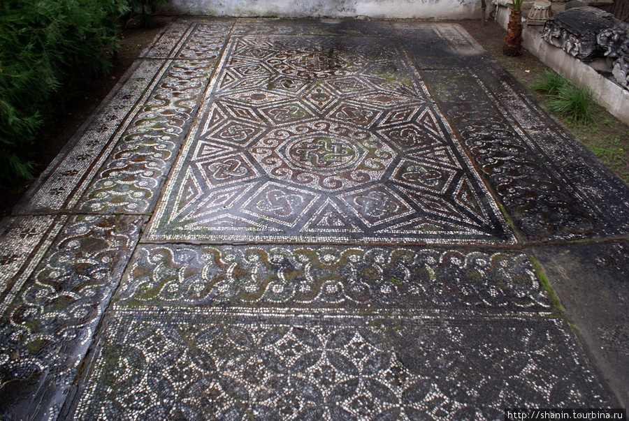 Римская напольная мозаика в Археологическом музее Сельчука Сельчук, Турция