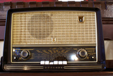 Старинный радиоприемник в Железнодорожном музее