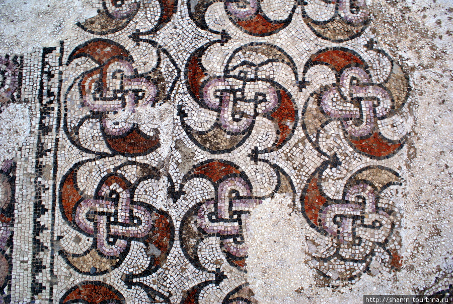 Мозаика на полу Синагоги Эгейский регион, Турция