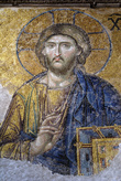 Мозаика Христос Пантакратор в соборе Святой Софии в Стамбуле