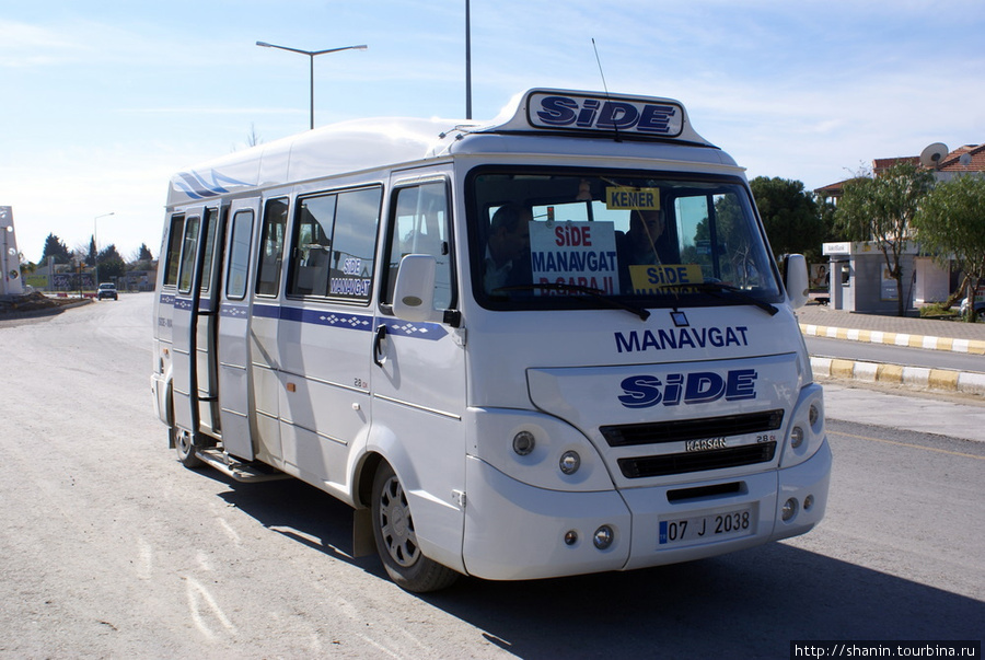 Автобус в Сиде Сиде, Турция
