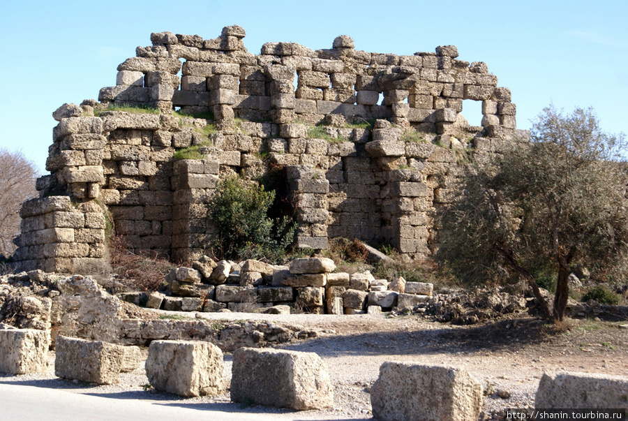 Руины в Сиде Сиде, Турция