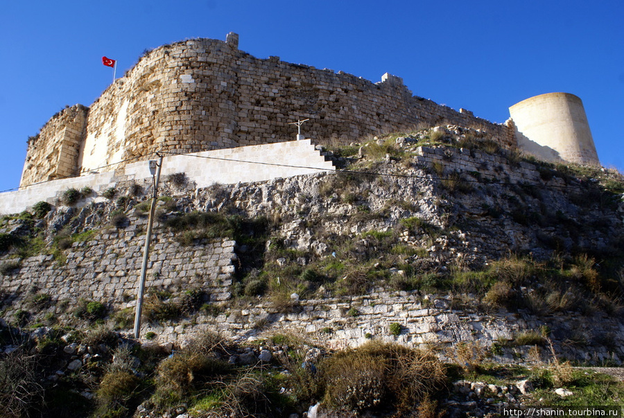 Крепость на вершине Силифке, Турция