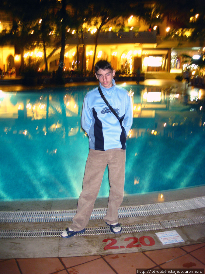 Вечером у бассейна. Мармарис, Турция