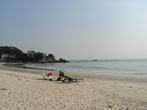 Практически целый пляж Чунг Ша Бич в нашем распоряжении