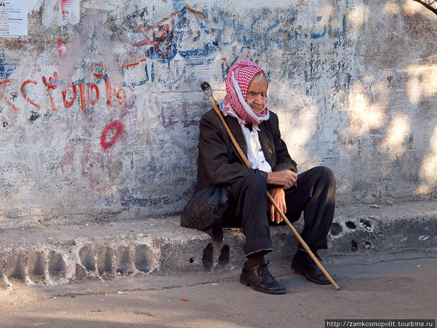 Старый житель старого Дамаска Дамаск, Сирия