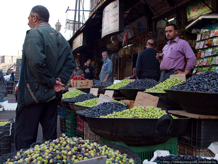 Продавцы оливок Дамаск, Сирия