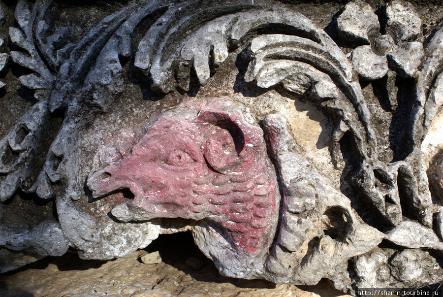 Голова на саркофаге Силифке, Турция