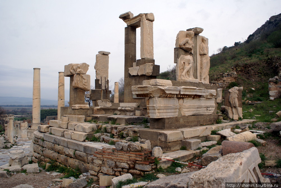 Руины Эфес античный город, Турция