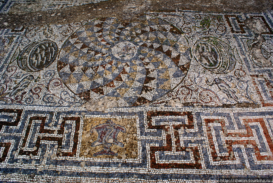 Напольная мозаика Эфес античный город, Турция