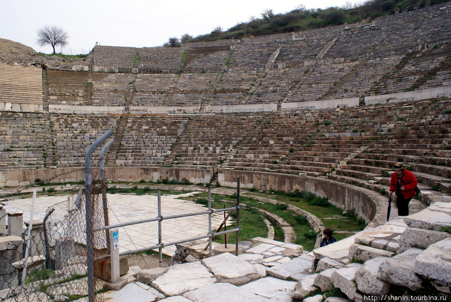 Амфитеатр в Эфесе Эфес античный город, Турция