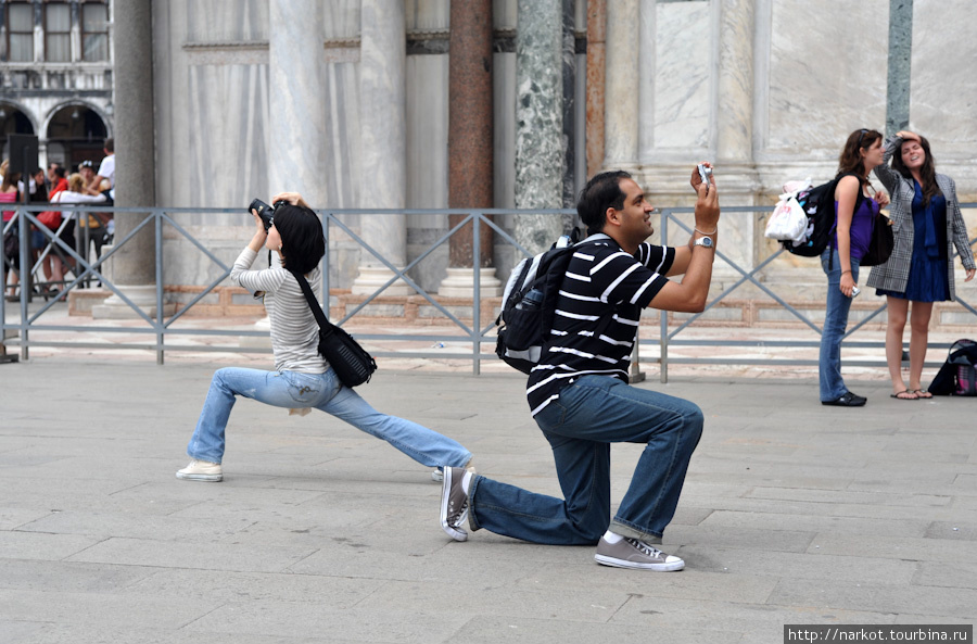 танец фотографов Венеция, Италия