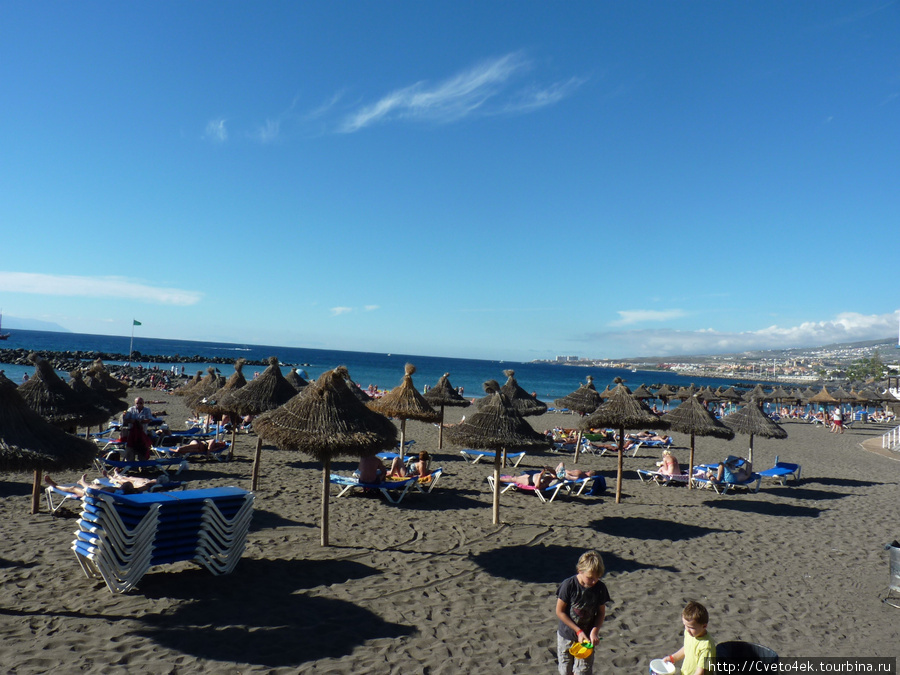 пляж Playa de las América Остров Тенерифе, Испания