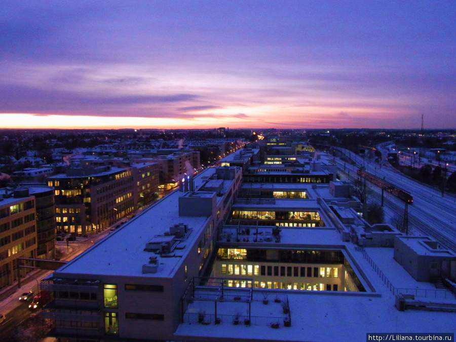 Вид из окна нашего офиса Мюнхен, Германия
