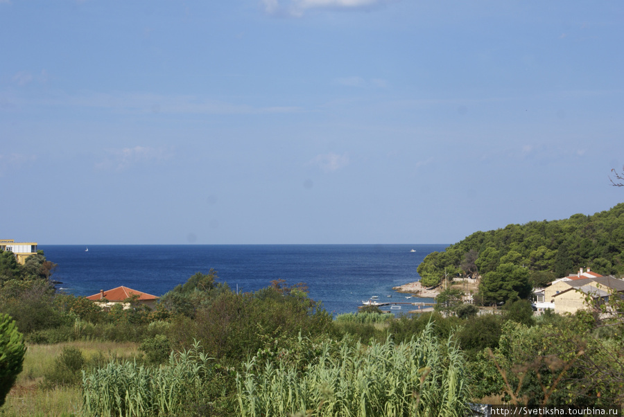 Блаженное синее море Пула, Хорватия