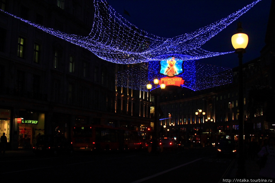 Рождество в Лондоне - window shopping Лондон, Великобритания