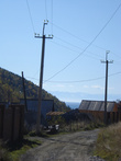 Поселок на берегу Байкала